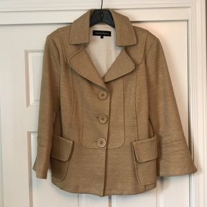 Nanette Lepore straw color blazer